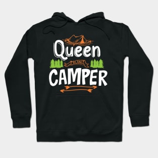 'Queen Of The Camper' Cool Camping Mountain Hoodie